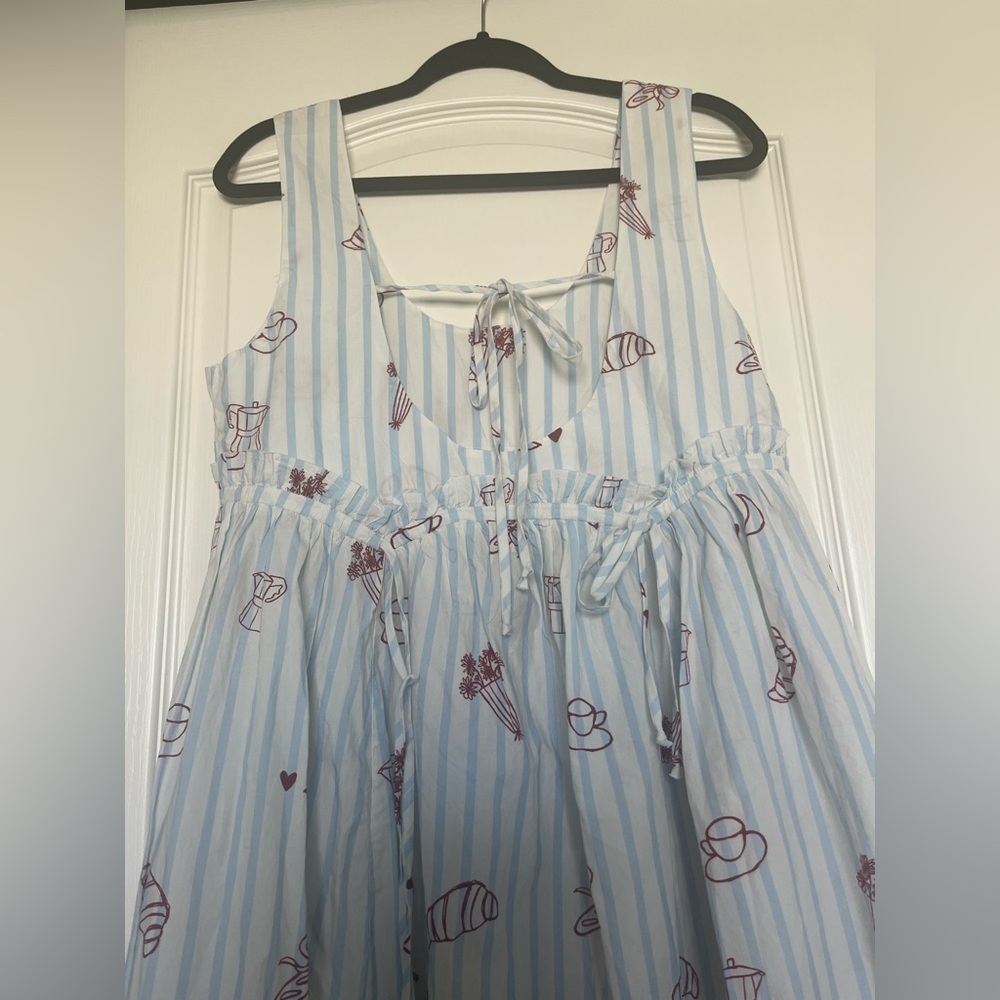 Anthropologie Duende Studio Cotton Nap Midi Dress - Picture 9 of 11